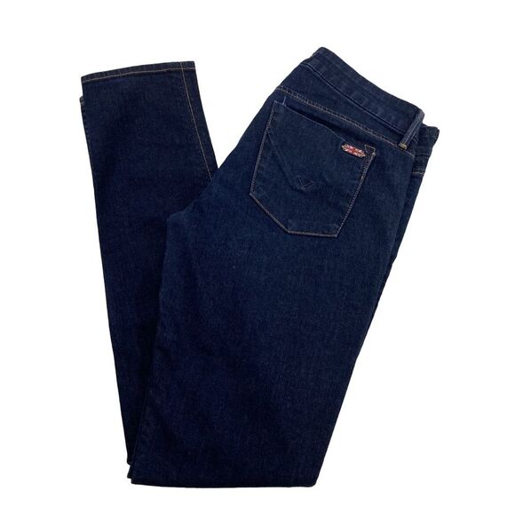 Hudson Jeans Women’s 28 Blue Denim Low Rise Skinny Leg Designer Casual - Picture 1 of 12